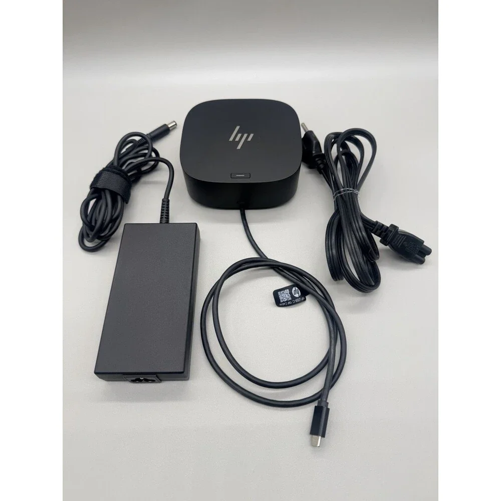 HP USB-C G5 Docking Station 5TW10AA#ABA w/ 120W Power Adapter - Tested